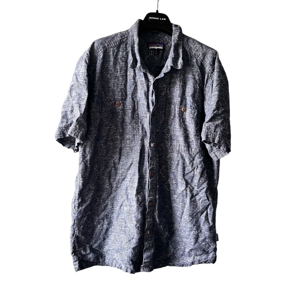 Patagonia Puckerware Plaid Organic Cotton/Poly Button Shirt